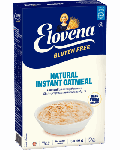 Elovena Gluteeniton annospikapuuro maustamaton