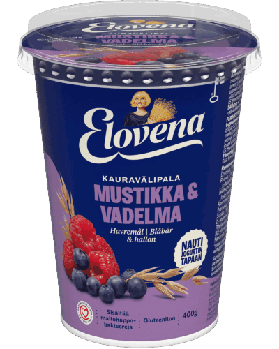 Elovena kauravälipala mustikka & vadelma