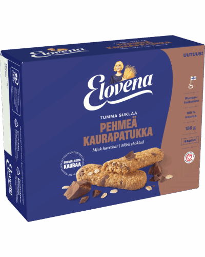 Elovena Kaurapatukka Tumma suklaa