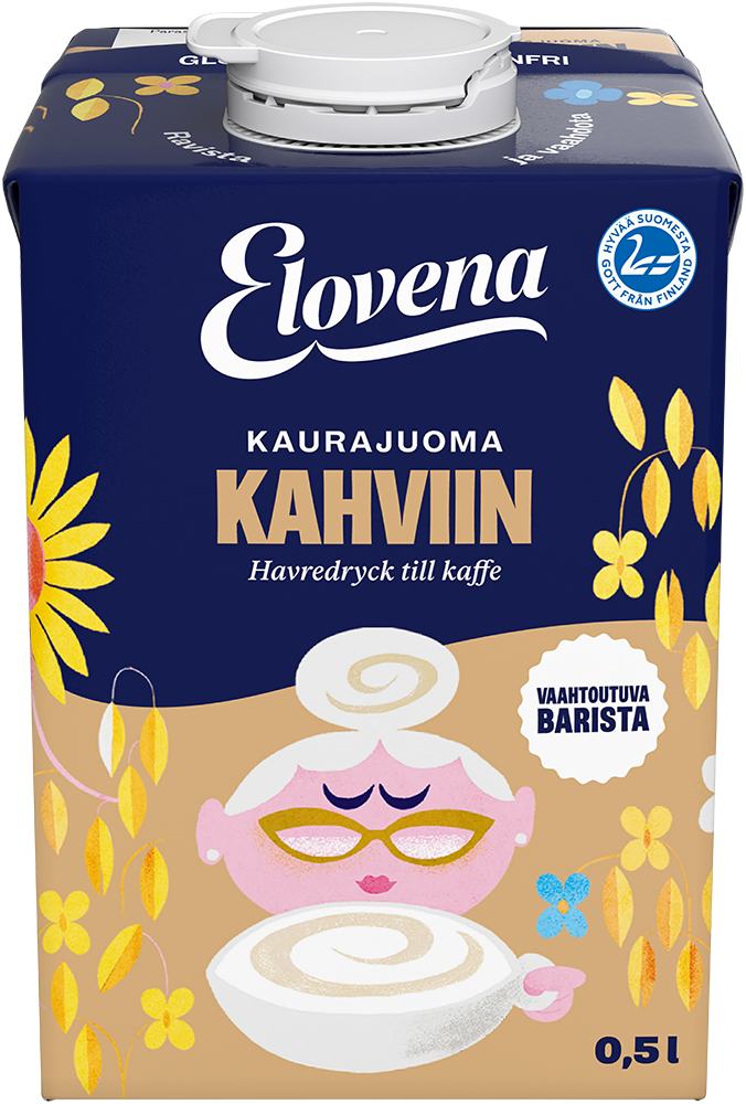Kaurajuoma kahviin