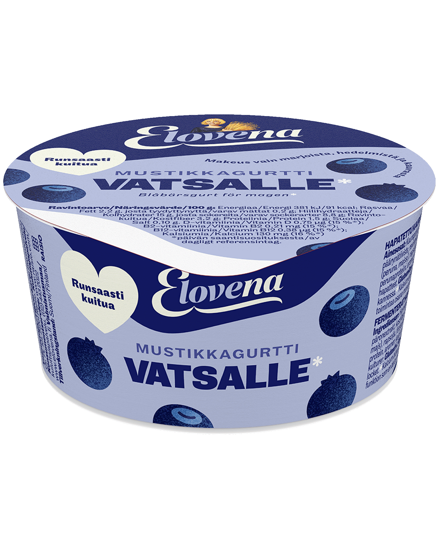 Elovena mustikkagurtti vatsalle
