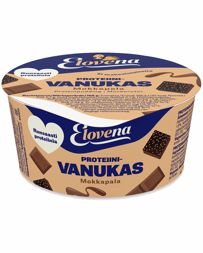 Elovena proteiinivanukas mokkapala
