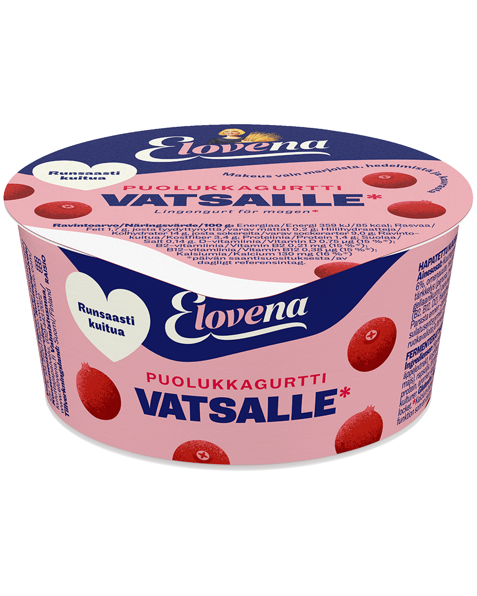 Elovena V lipalakaurakeksi 100 Kauraa Tumma Suklaa Elovena fi