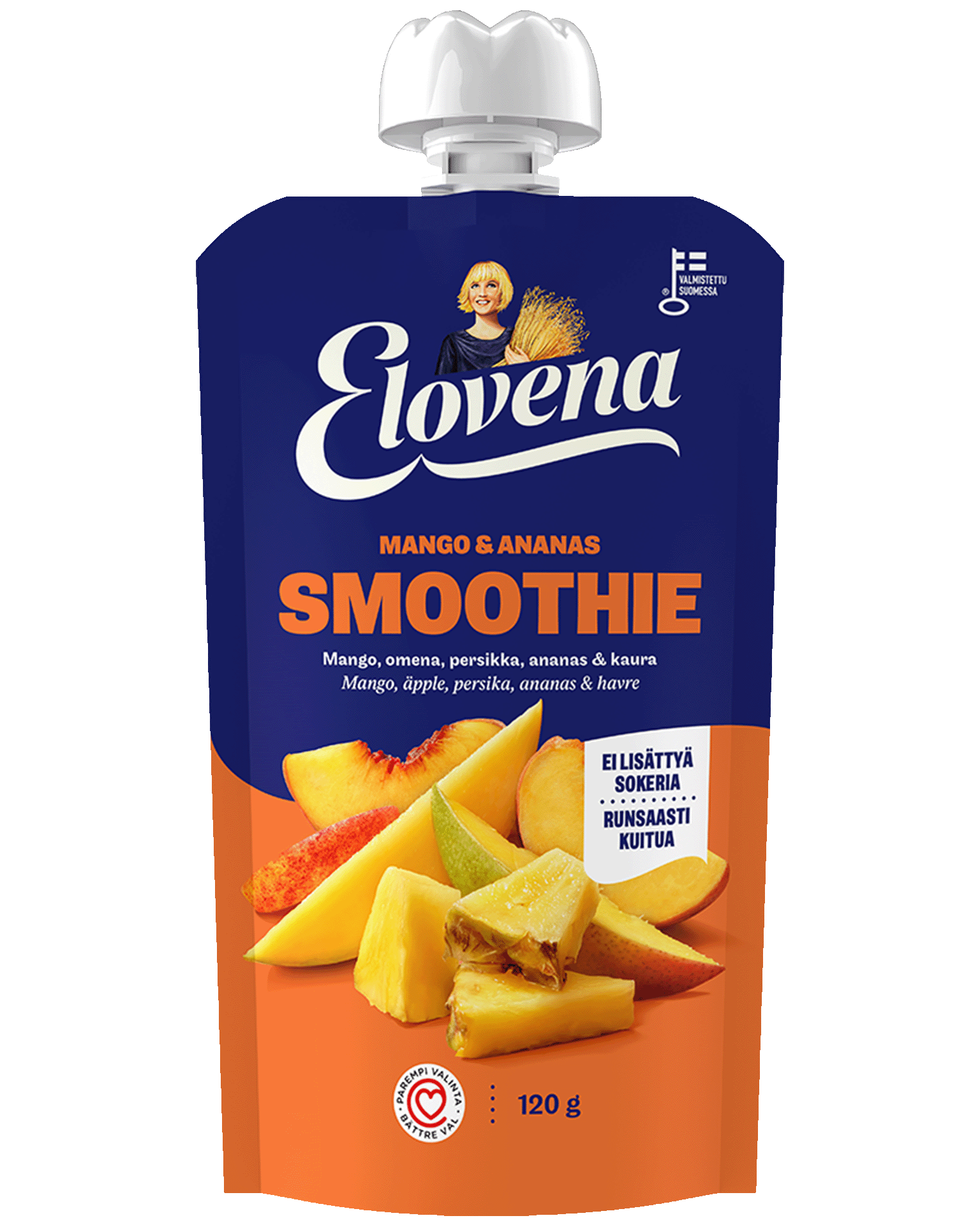 Elovena Smoothie Mango Ananas Elovena fi